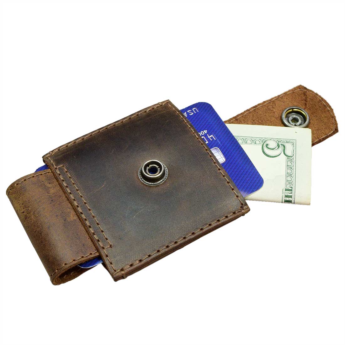 Sliding Card Holder - Stockyard X 'The Leather Store'
