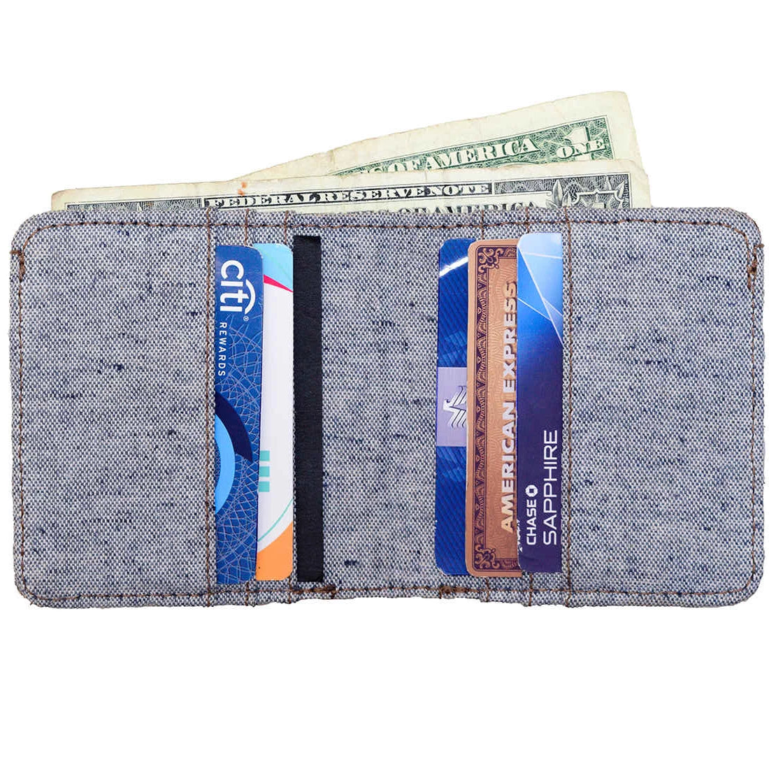 Denim Wallet Petoskey - Stockyard X 'The Leather Store'