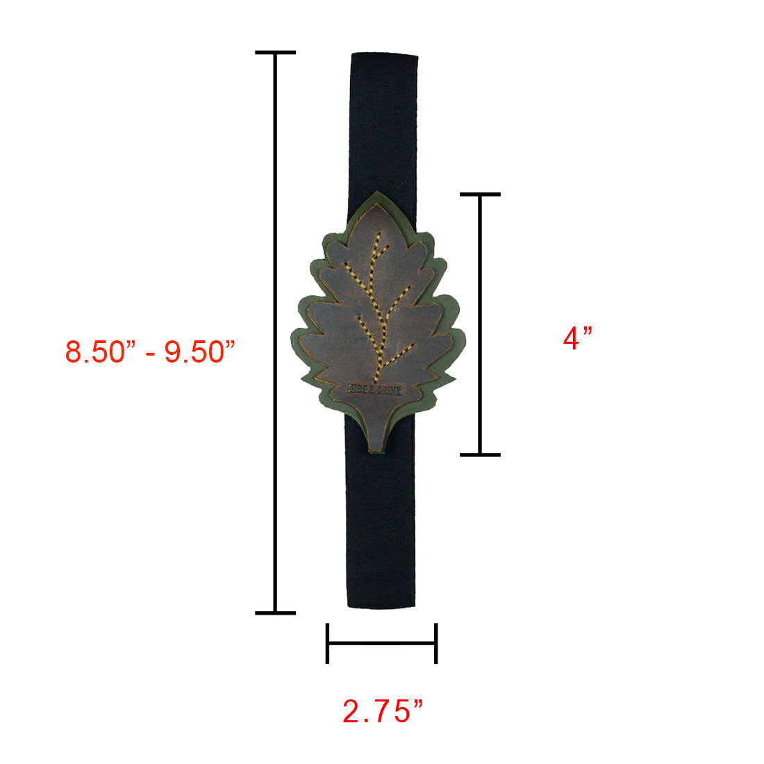 Bookmark with Leaves - Stockyard X 'The Leather Store'
