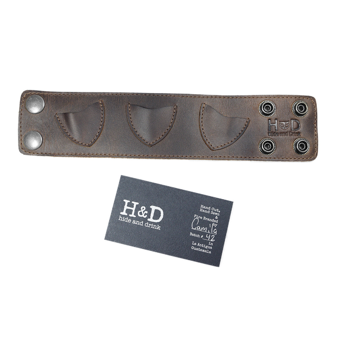 Guitar Pick Cuff - Stockyard X 'The Leather Store'