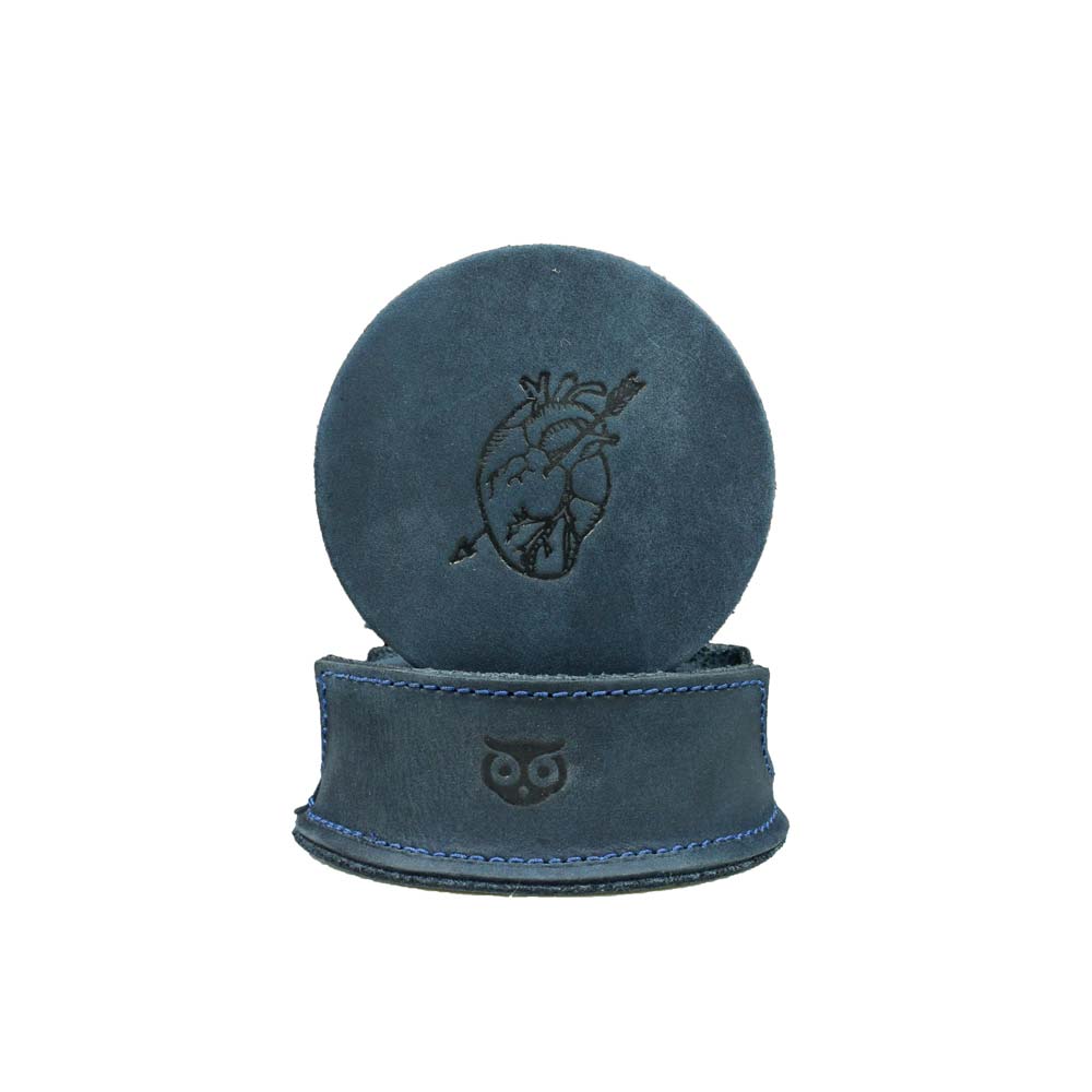 Thick Leather Moon, Star and Heart Coasters (6-Pack) - Stockyard X 'The Leather Store'