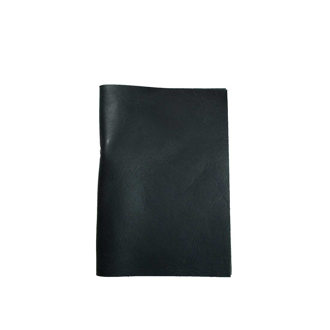 Full view of the exterior of the Bifold Check Presenter With Pen Slot by Hide & Drink, showcasing its sleek leather finish designed for durability and elegance in restaurant settings. Bifold Check Presenter with Pen Slot for Restaurant & Cafe Accessories, Western Bill Holder, Full Grain Leather, Handmade Waiter and Waitress Accessory, Small Batch Production, Hand Cut, Hand Sewn, Fire Branded, Artisan, Handmade in La Antigua Guatemala & Oaxaca Mexico.