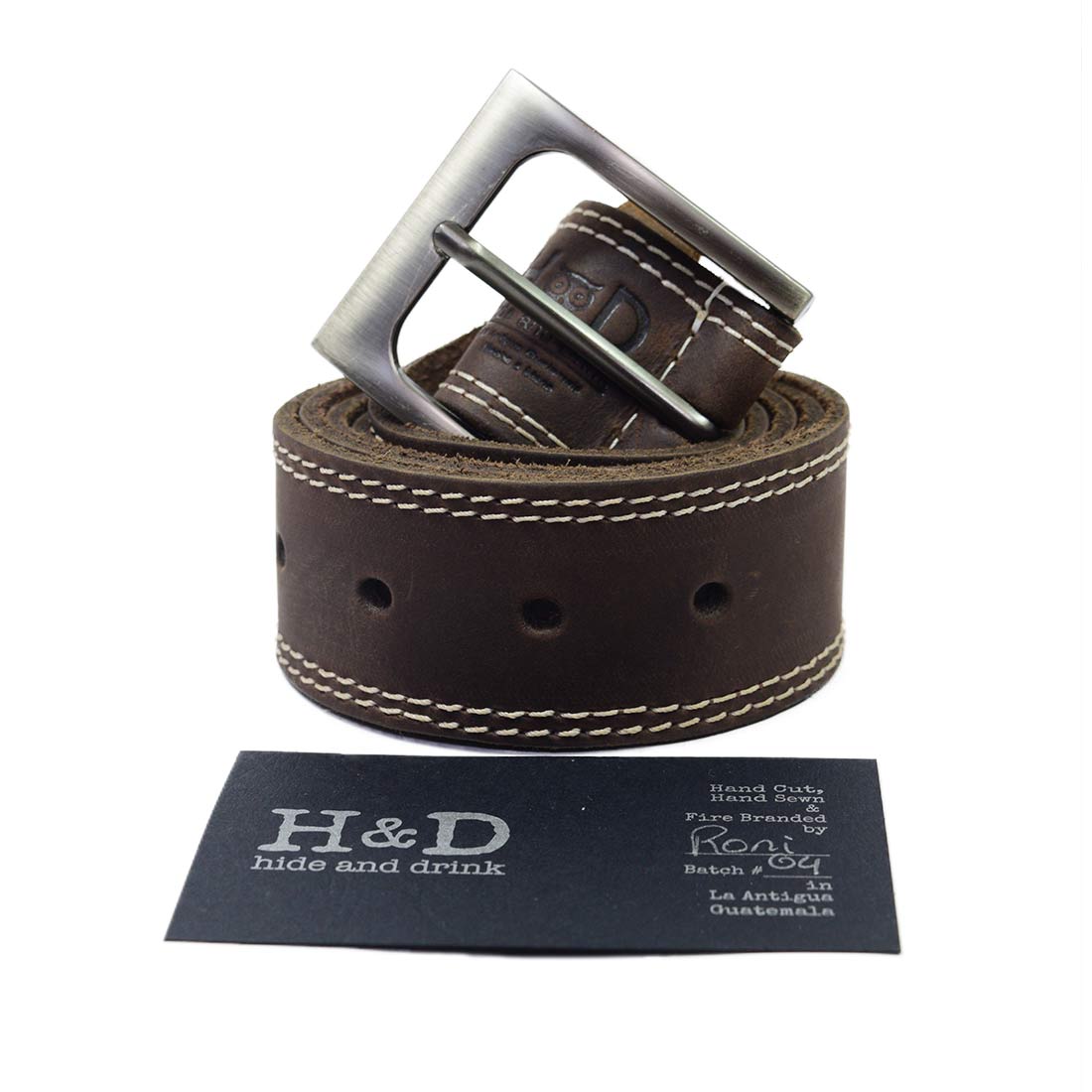 Western Style Leather Belt - Stockyard X 'The Leather Store'