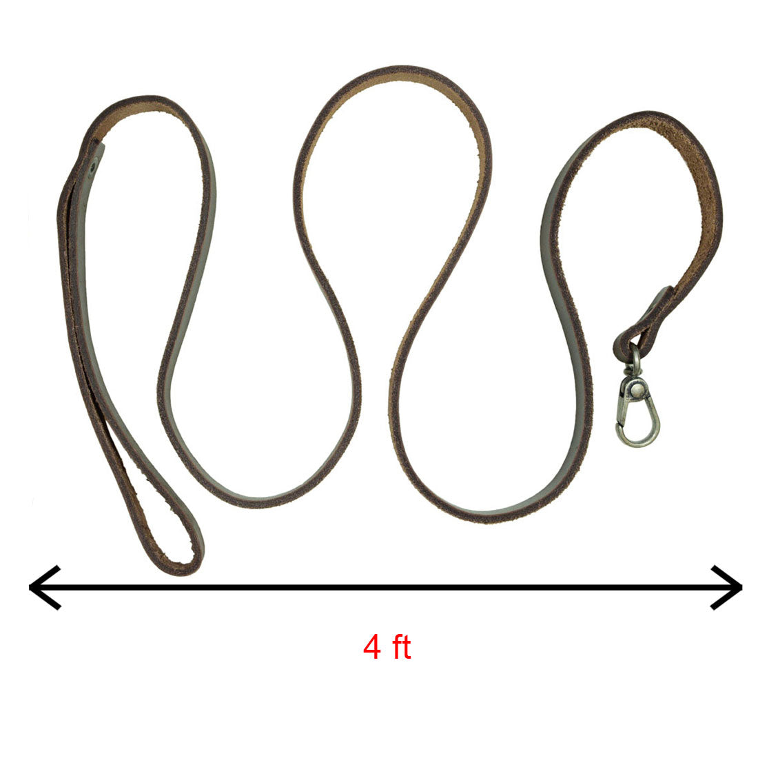 Petite Dog Leash (4 feet) - Stockyard X 'The Leather Store'