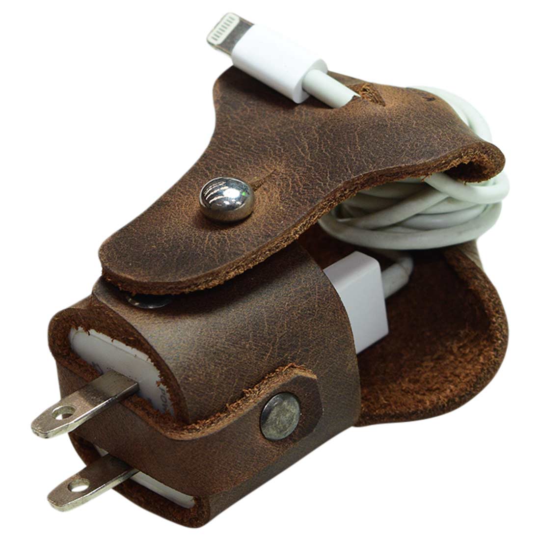 iphone Charger Holder - Stockyard X 'The Leather Store'