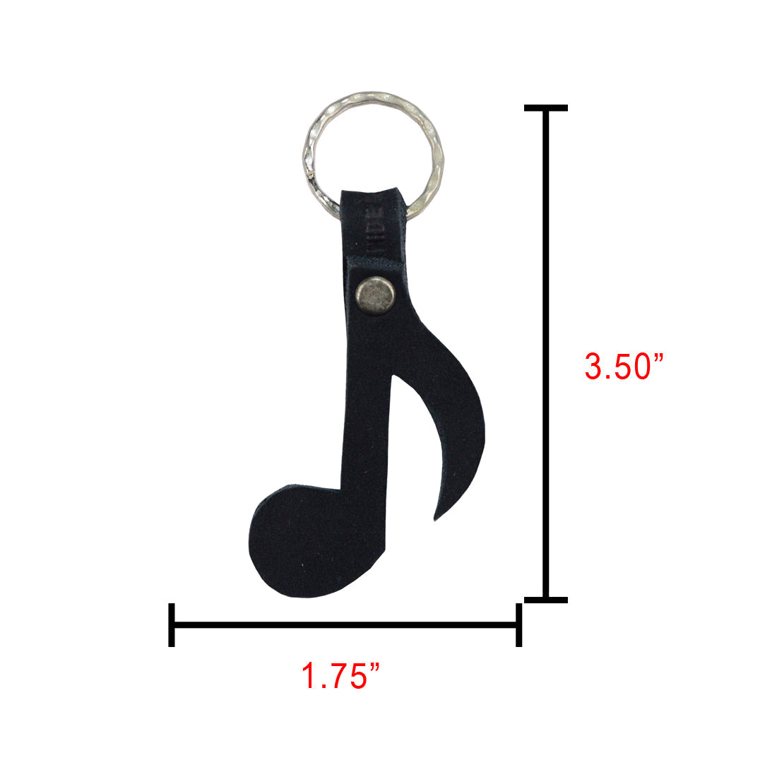 Quaver Note Keychain - Stockyard X 'The Leather Store'
