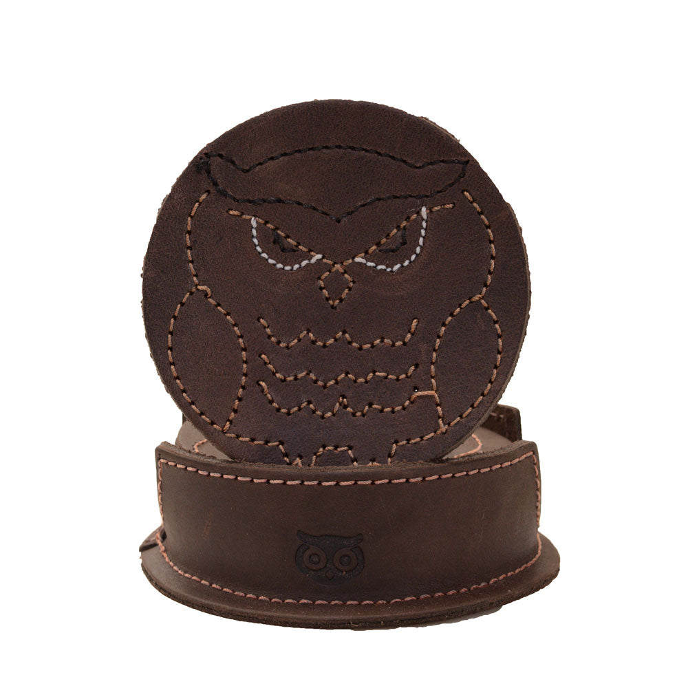 Hoot Owl Classic Shaped Coaster Set (6-Pack) - Stockyard X 'The Leather Store'