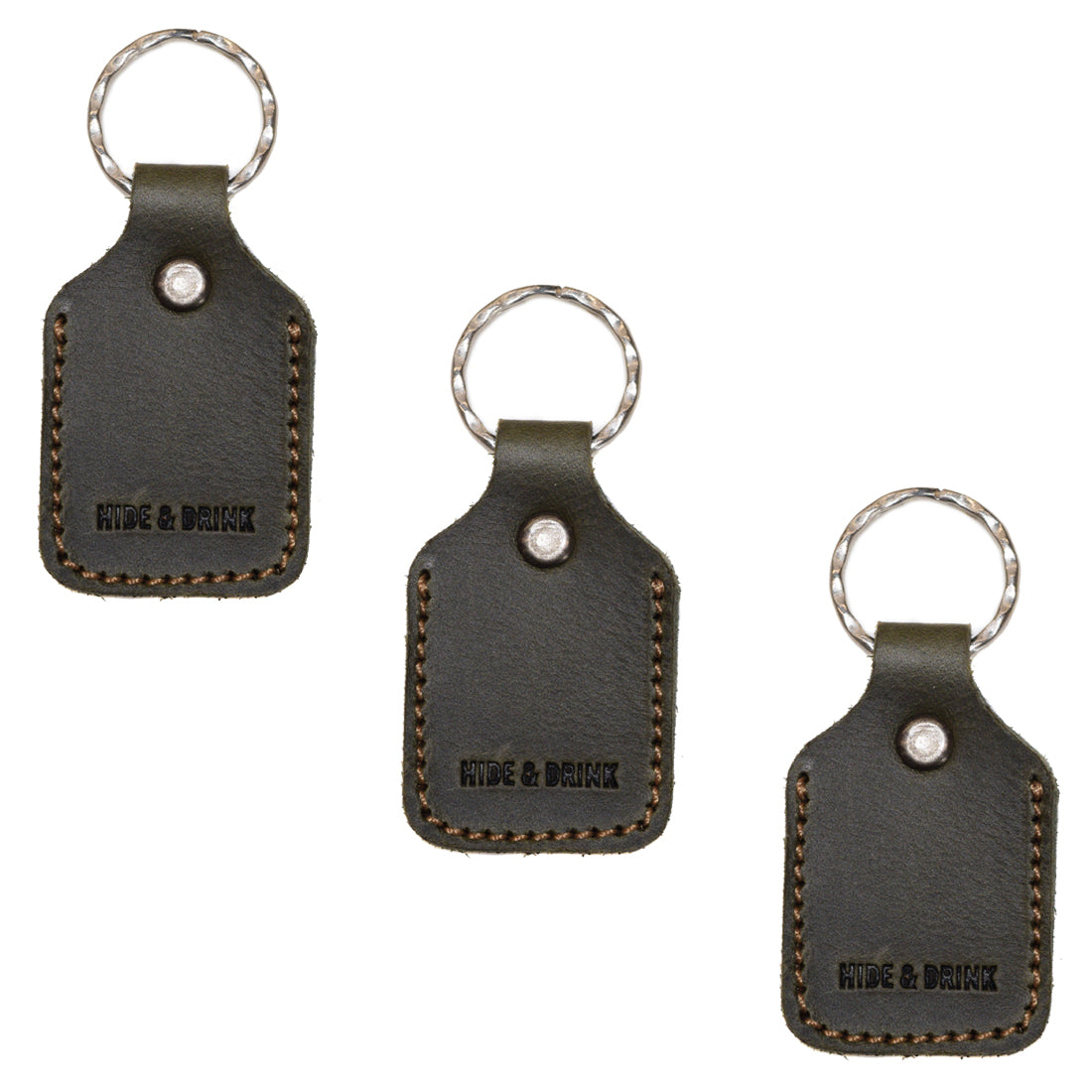 Small Simple Keychain (3 Pack) - Stockyard X 'The Leather Store'