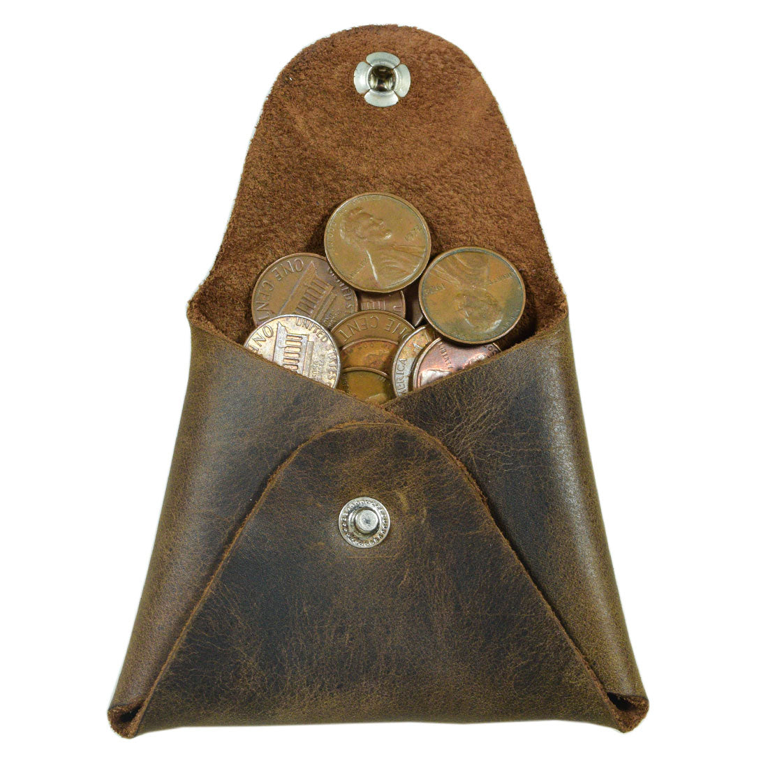 Trapezoid Coin Pouch - Stockyard X 'The Leather Store'