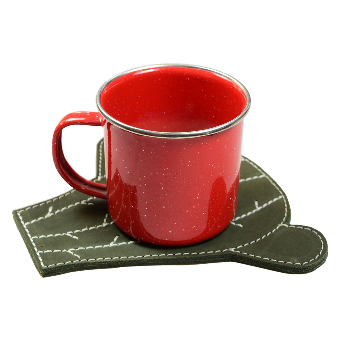 Cactus Coaster W/Pen Holder - Stockyard X 'The Leather Store'