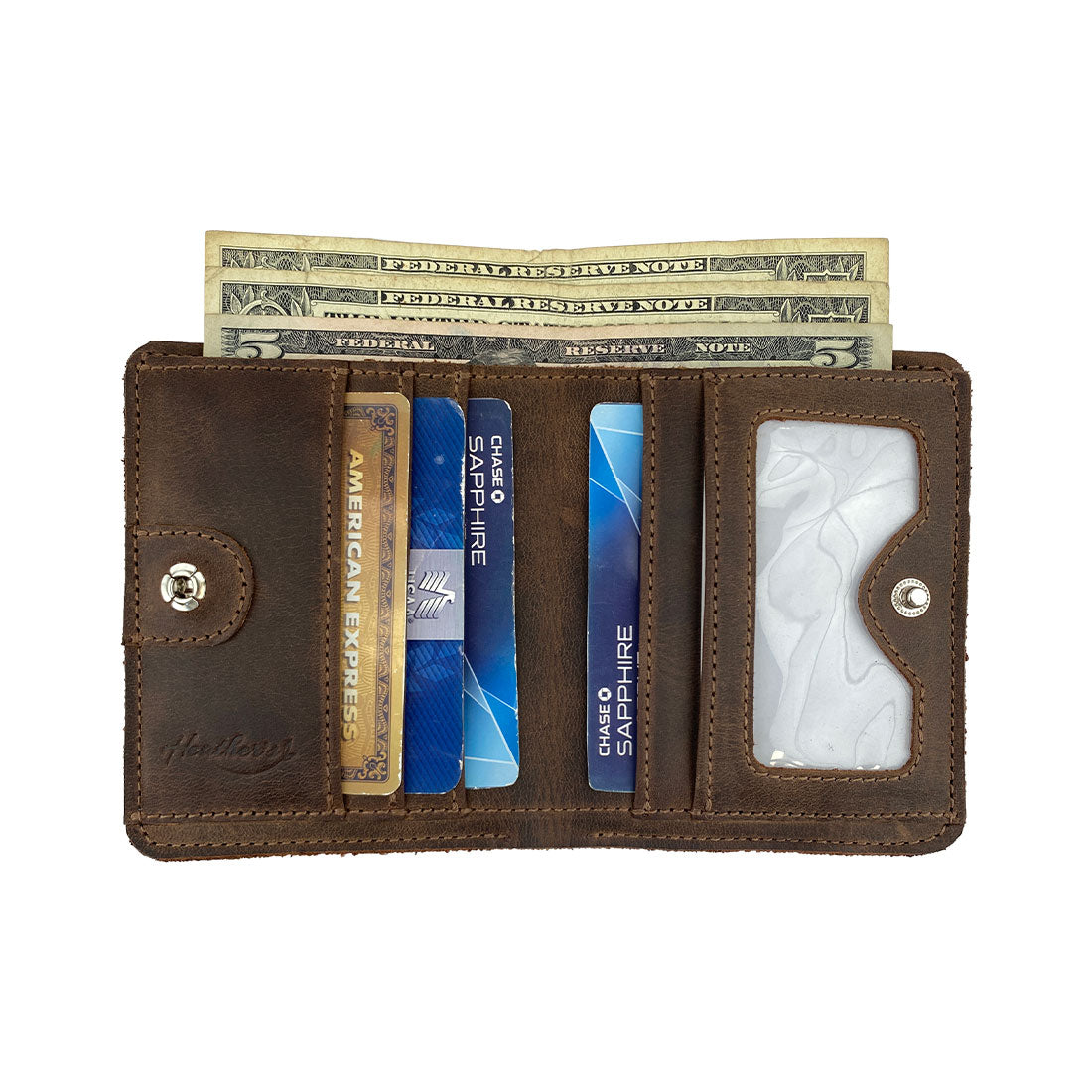 Compact Wallet - Stockyard X 'The Leather Store'