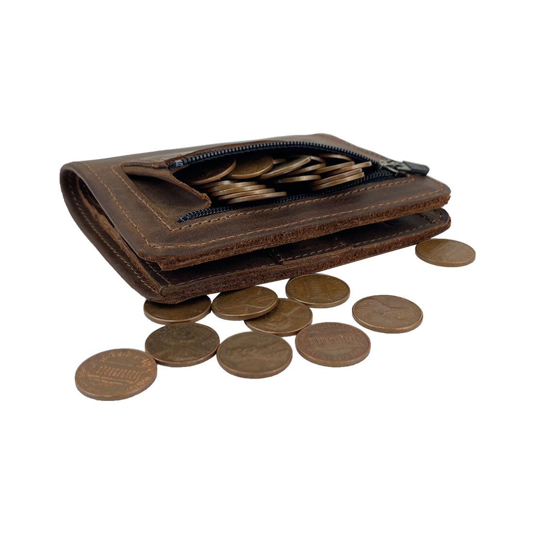 Compact Wallet - Stockyard X 'The Leather Store'