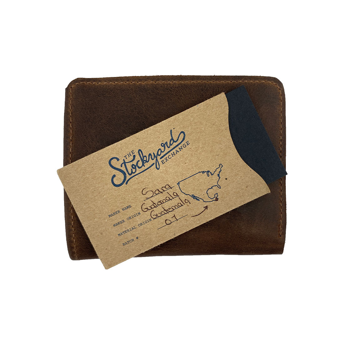 Compact Wallet - Stockyard X 'The Leather Store'