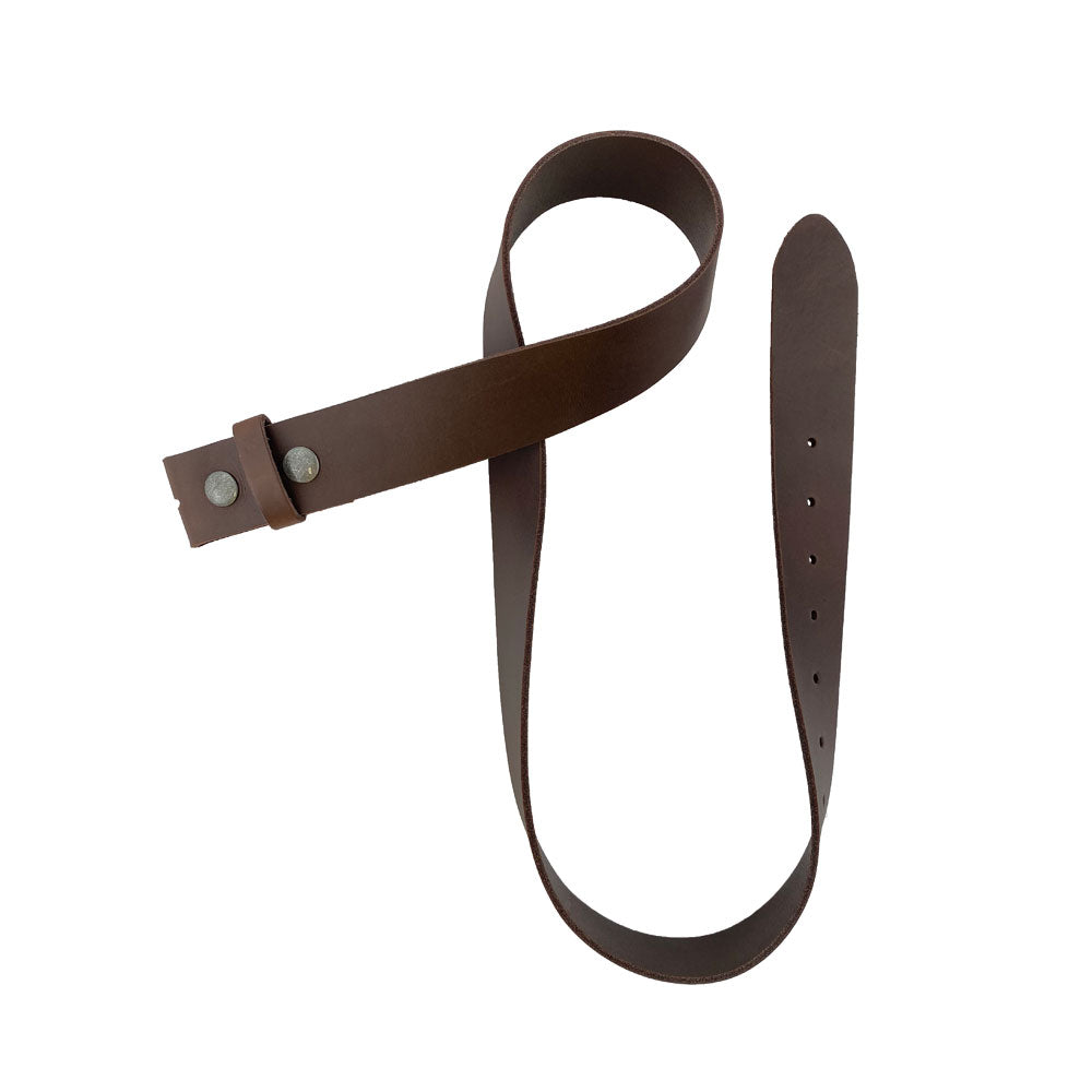 Rustic Thick Leather Snap On Belt - Stockyard X 'The Leather Store'