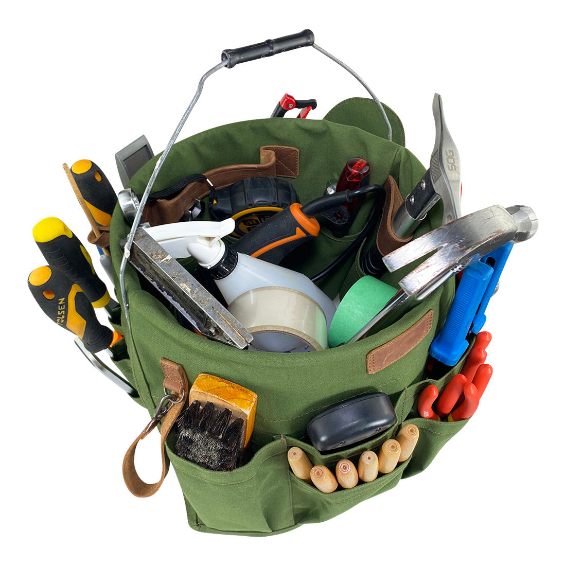 Tool Organizer for Bucket (Not Included) - Stockyard X 'The Leather Store'