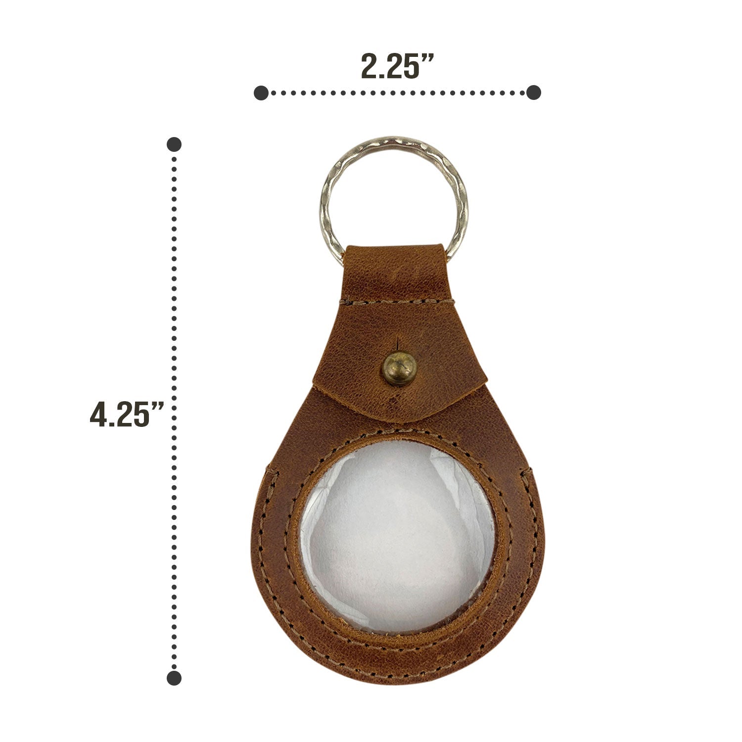 Medallion Holder Keychain - Stockyard X 'The Leather Store'