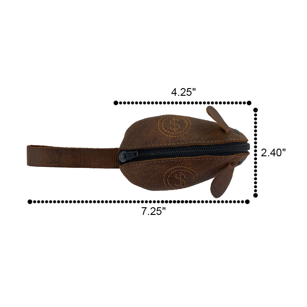 Mouse Coin Pouch Stitched Designs - Stockyard X 'The Leather Store'