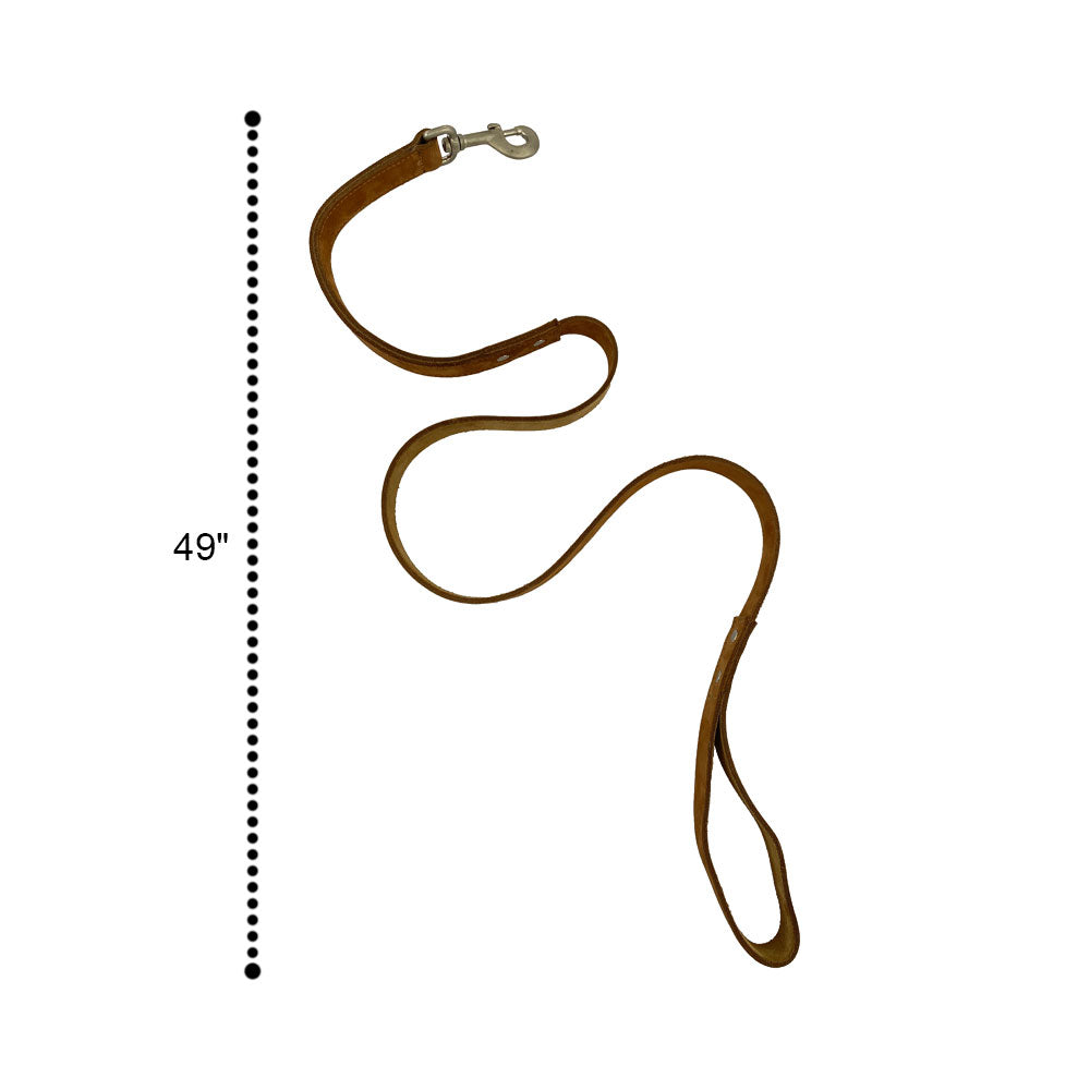 Tough Leather Dog Leash (4 feet) - Stockyard X 'The Leather Store'
