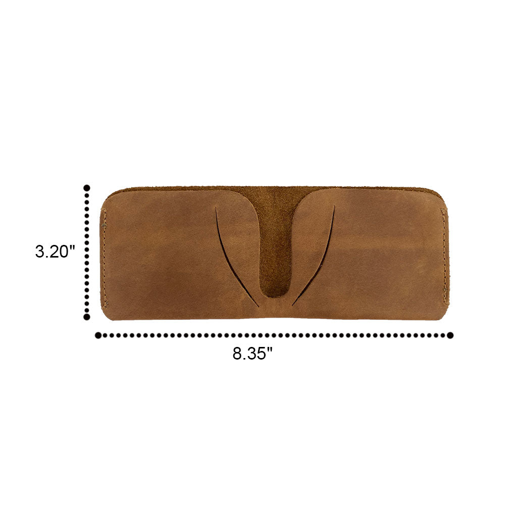 Open view of the Hide & Drink Minimal Wallet that comfortably holds cards and cash, showcasing its craftsmanship in Full Grain Leather. This Classic Slimfold Wallet functions as a reliable Card Organizer Holder and Travel Accessory, embodying artisan Small Batch Production standards from La Antigua Guatemala & Oaxaca Mexico.