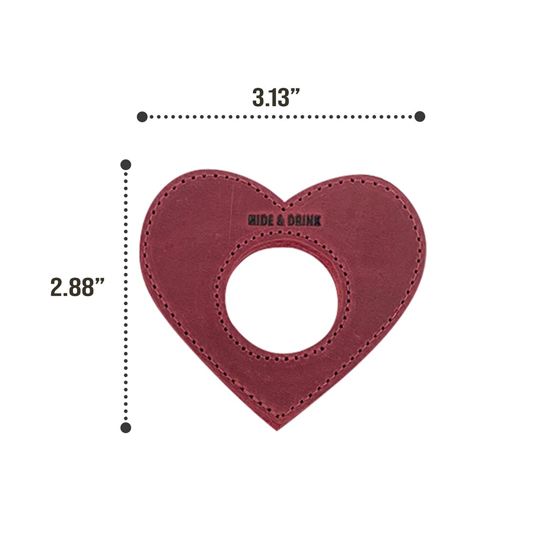 Heart Napkin Rings - Stockyard X 'The Leather Store'