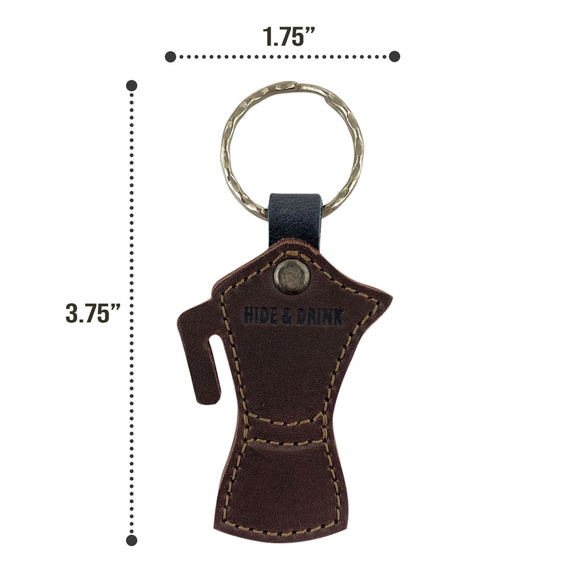 Moka Pot Keychain - Stockyard X 'The Leather Store'