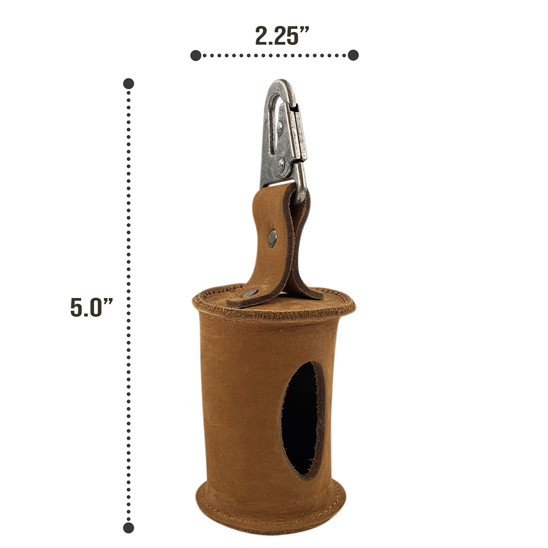 Dog Poop Bag Carrier - Stockyard X 'The Leather Store'