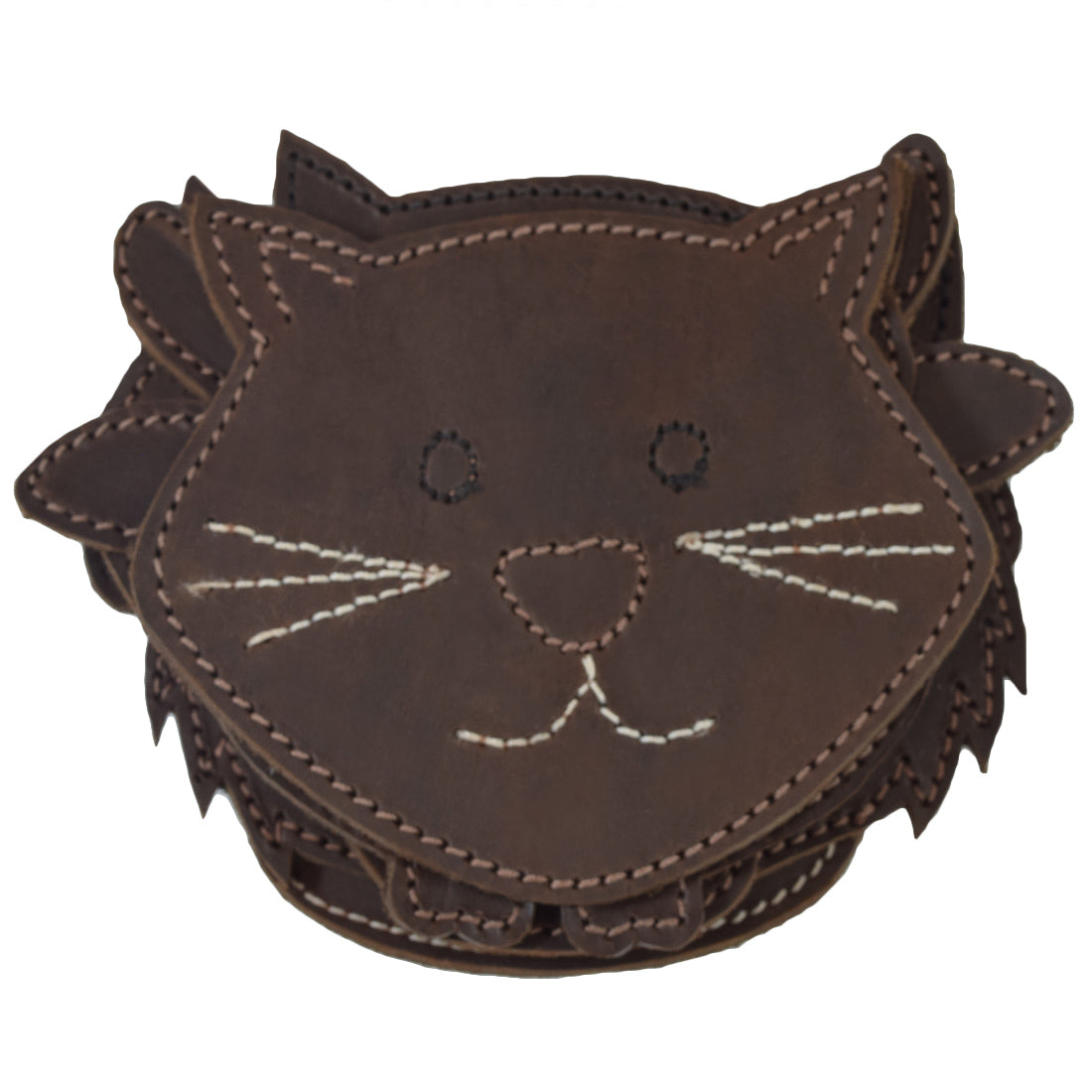 Wild Animal Coaster Set (6-Pack) - Stockyard X 'The Leather Store'