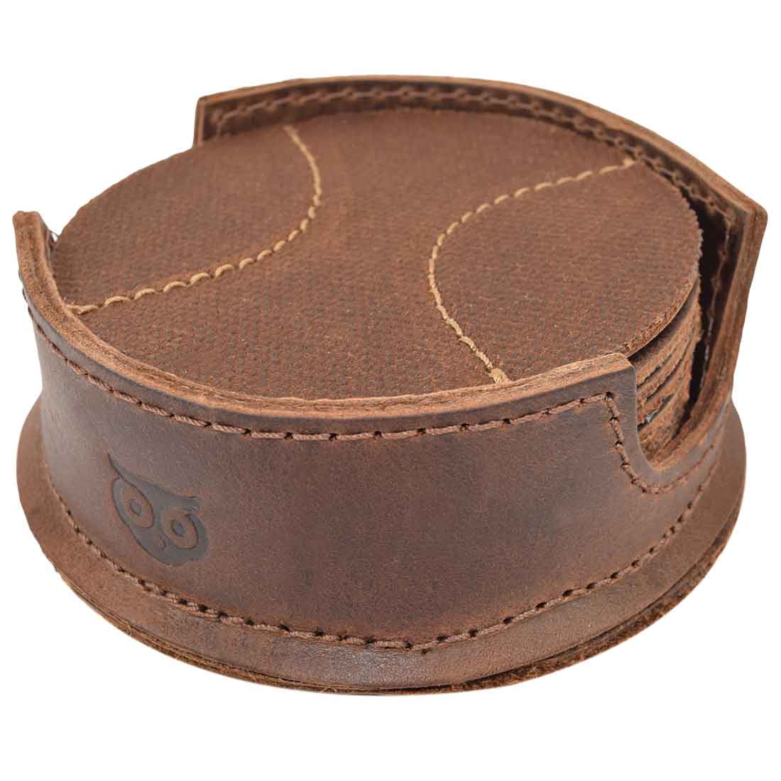 Baseball Coaster (8-Pack) - Stockyard X 'The Leather Store'