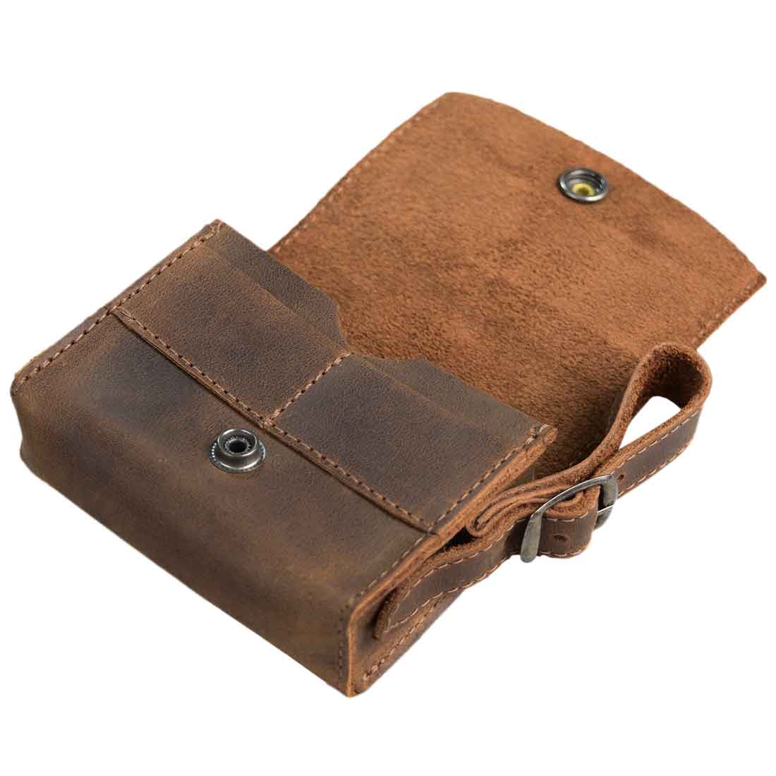 Camera Battery Pouch - Stockyard X 'The Leather Store'