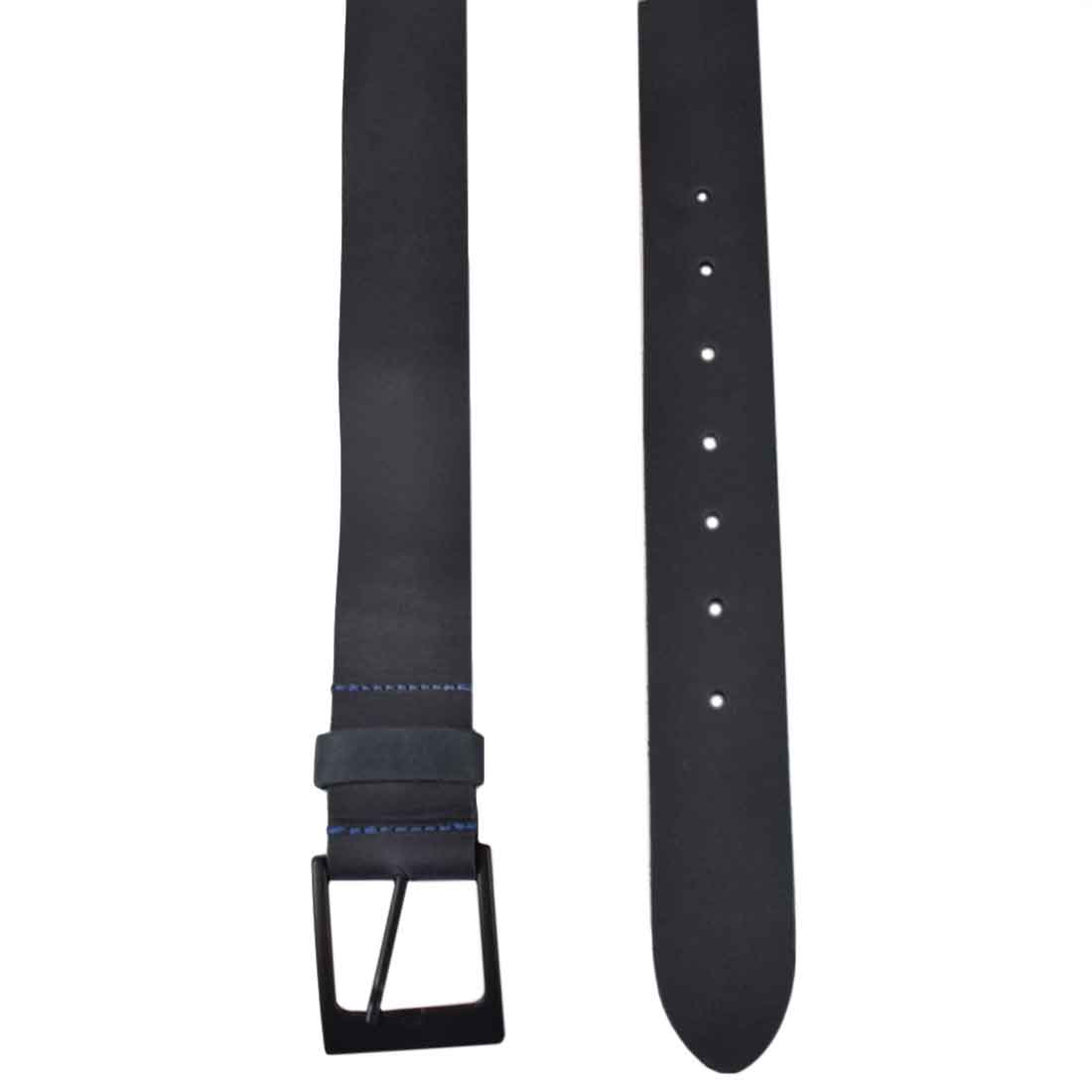 Rustic Leather Belt / Rustic Charcoal Buckle, 1.5" Wide - Stockyard X 'The Leather Store'