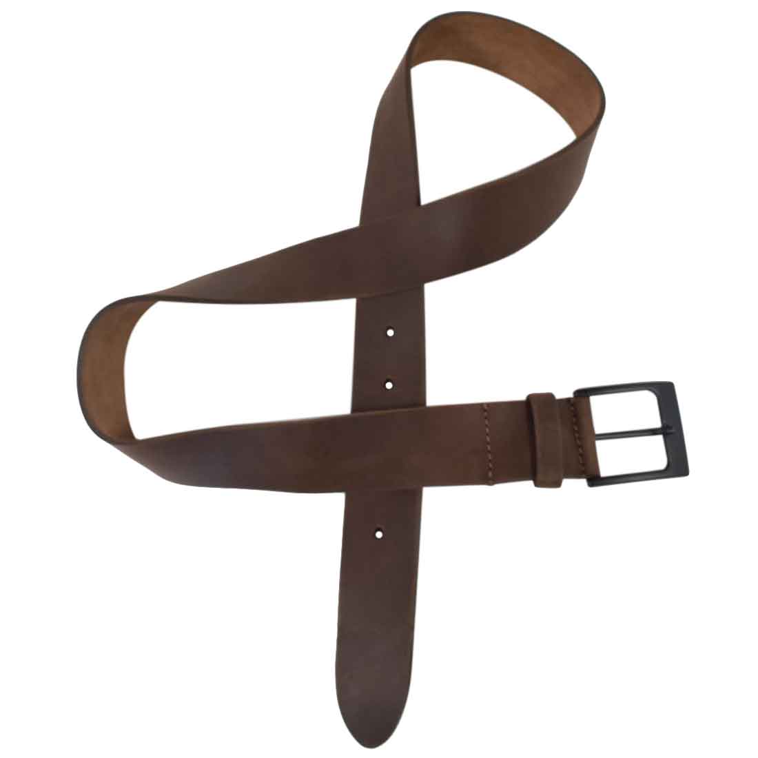 Rustic Leather Belt / Rustic Charcoal Buckle, 1.25" Wide - Stockyard X 'The Leather Store'