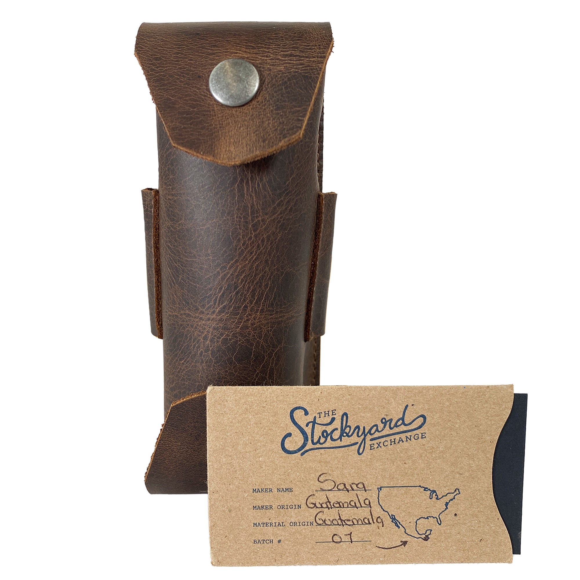 Vertical Golf Pouch - Stockyard X 'The Leather Store'