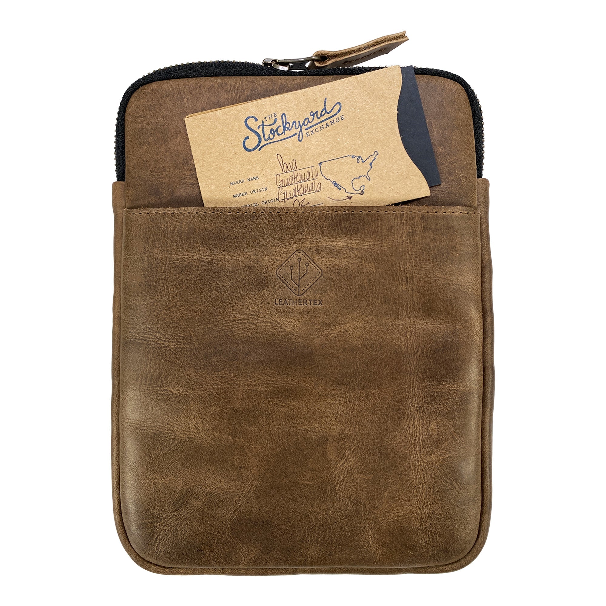 Zippered Tablet Case - Stockyard X 'The Leather Store'