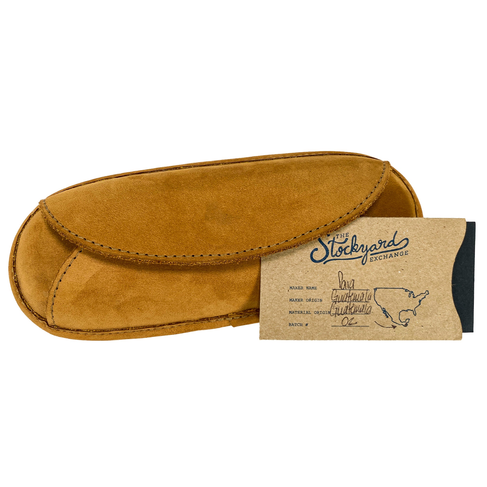 Top down view of the Hide & Drink Shoulder Pad Replacement in sleek leather, ideal for use as a Shoulder Pad Replacement for Briefcases & Messenger Bags, Laptop Cases, Satchels, highlighting the skills of artisans through small batch production, and handcrafted details from La Antigua Guatemala & Oaxaca Mexico.