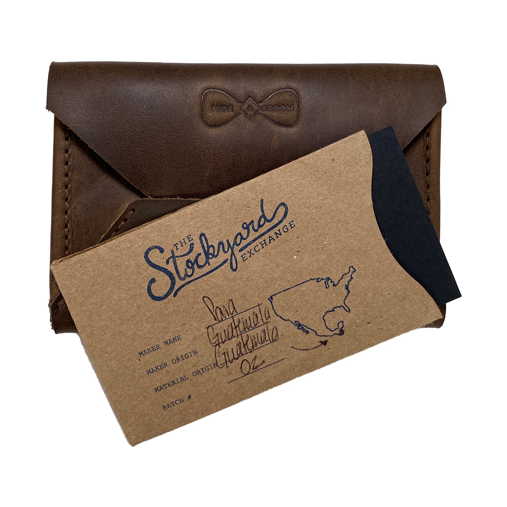Envelope Card Holder - Stockyard X 'The Leather Store'