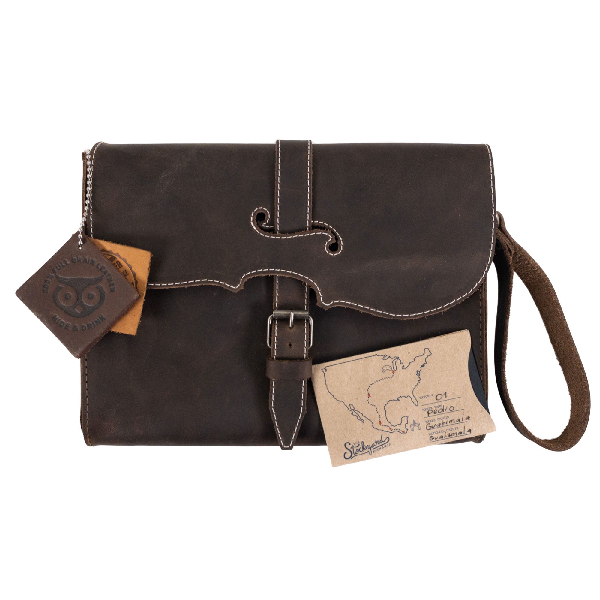 Violin Clutch Bag - Stockyard X 'The Leather Store'