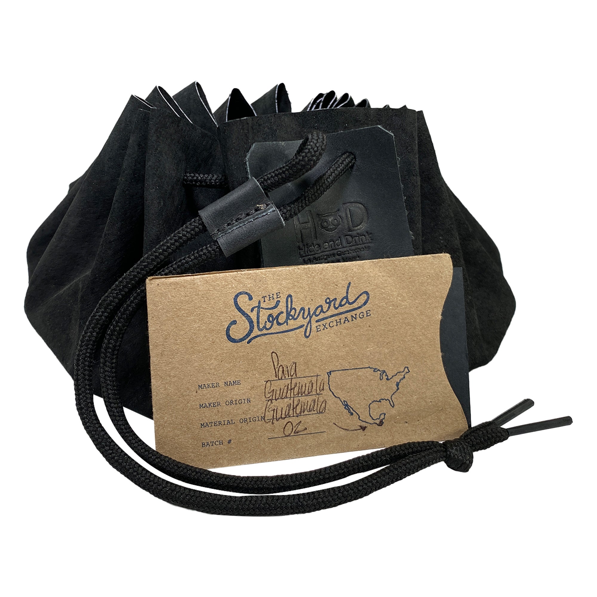 Drawstring Tinder Pouch - Stockyard X 'The Leather Store'