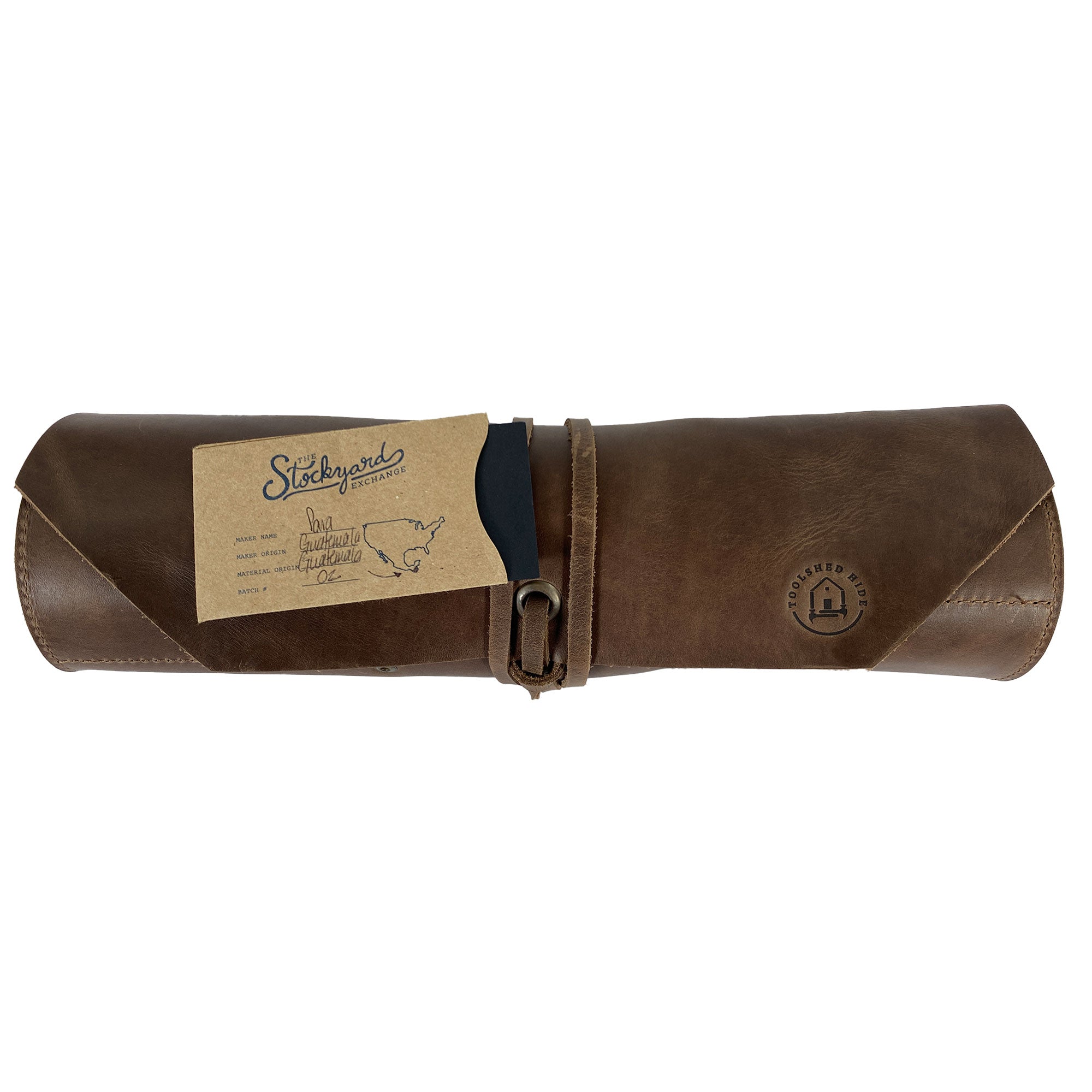 12 Pocket Tool Roll - Garage Toolshed Storage - Stockyard X 'The Leather Store'