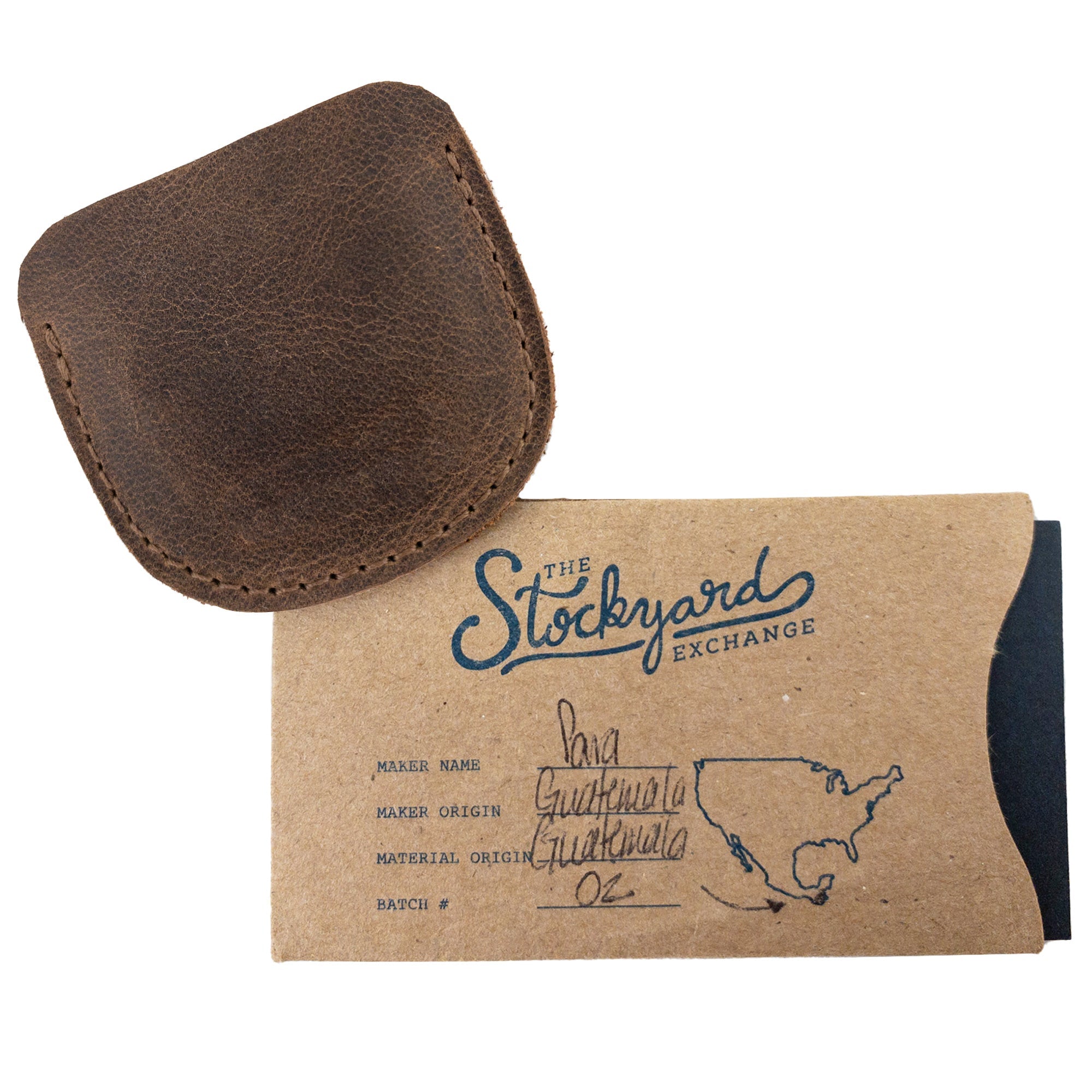 Rounded Coin Case - Stockyard X 'The Leather Store'