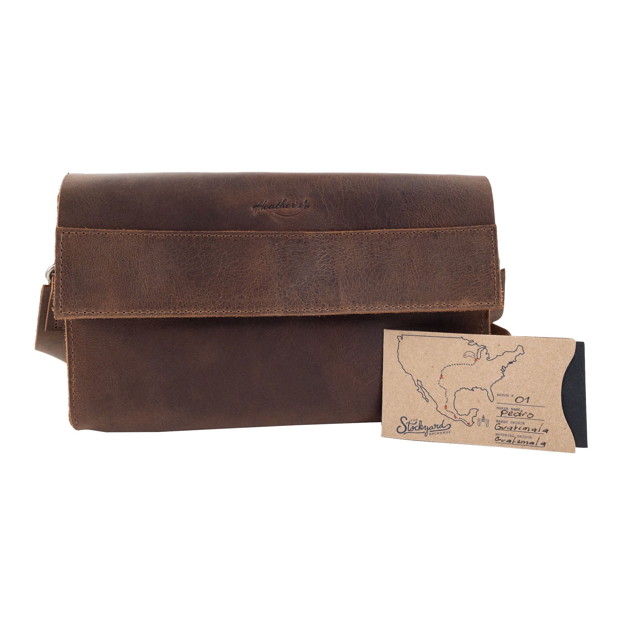 Envelope Style Shoulder Bag - Stockyard X 'The Leather Store'