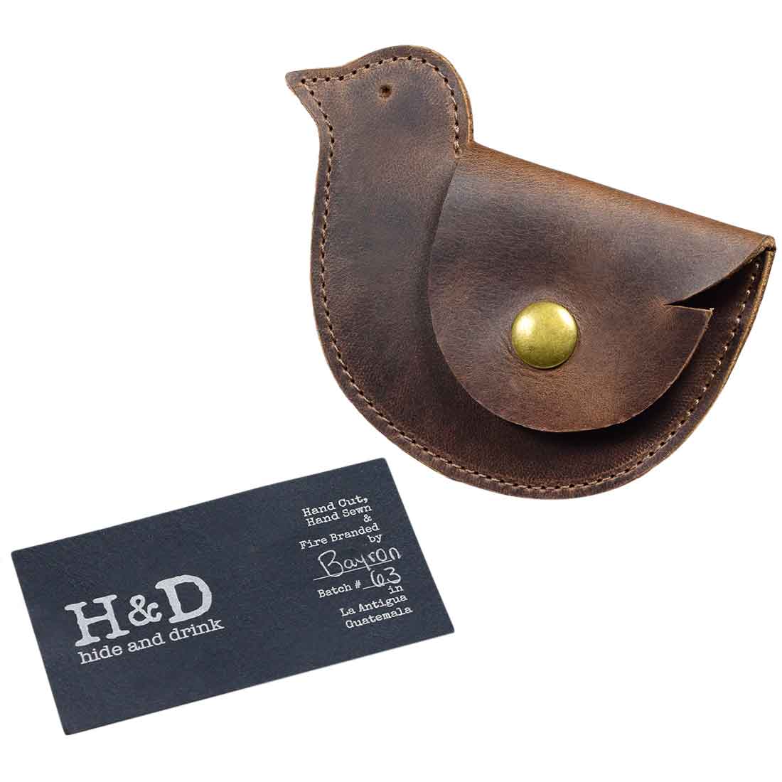 Pigeon Coin Pouch - Stockyard X 'The Leather Store'