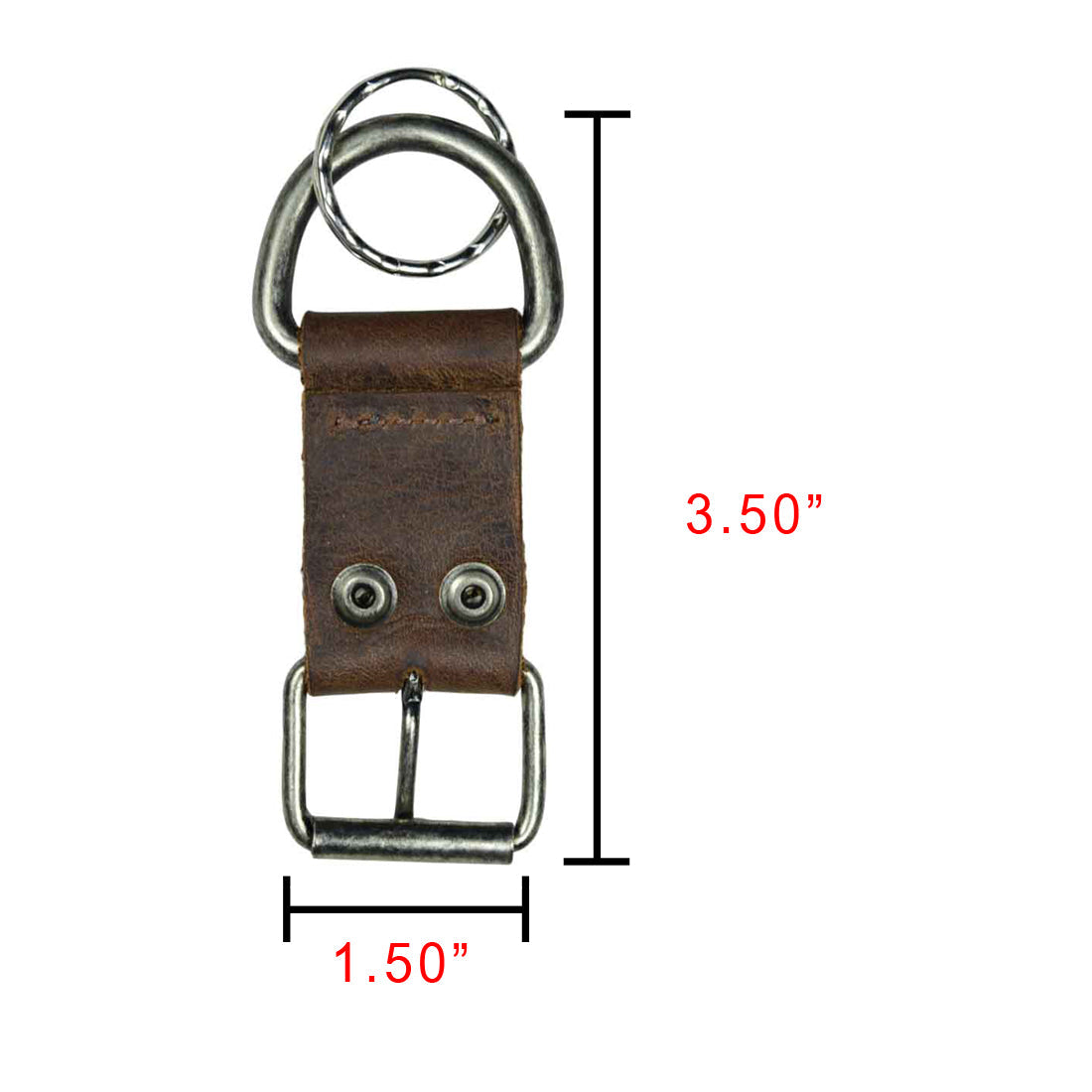 Small Dog Collar Keychain - Stockyard X 'The Leather Store'