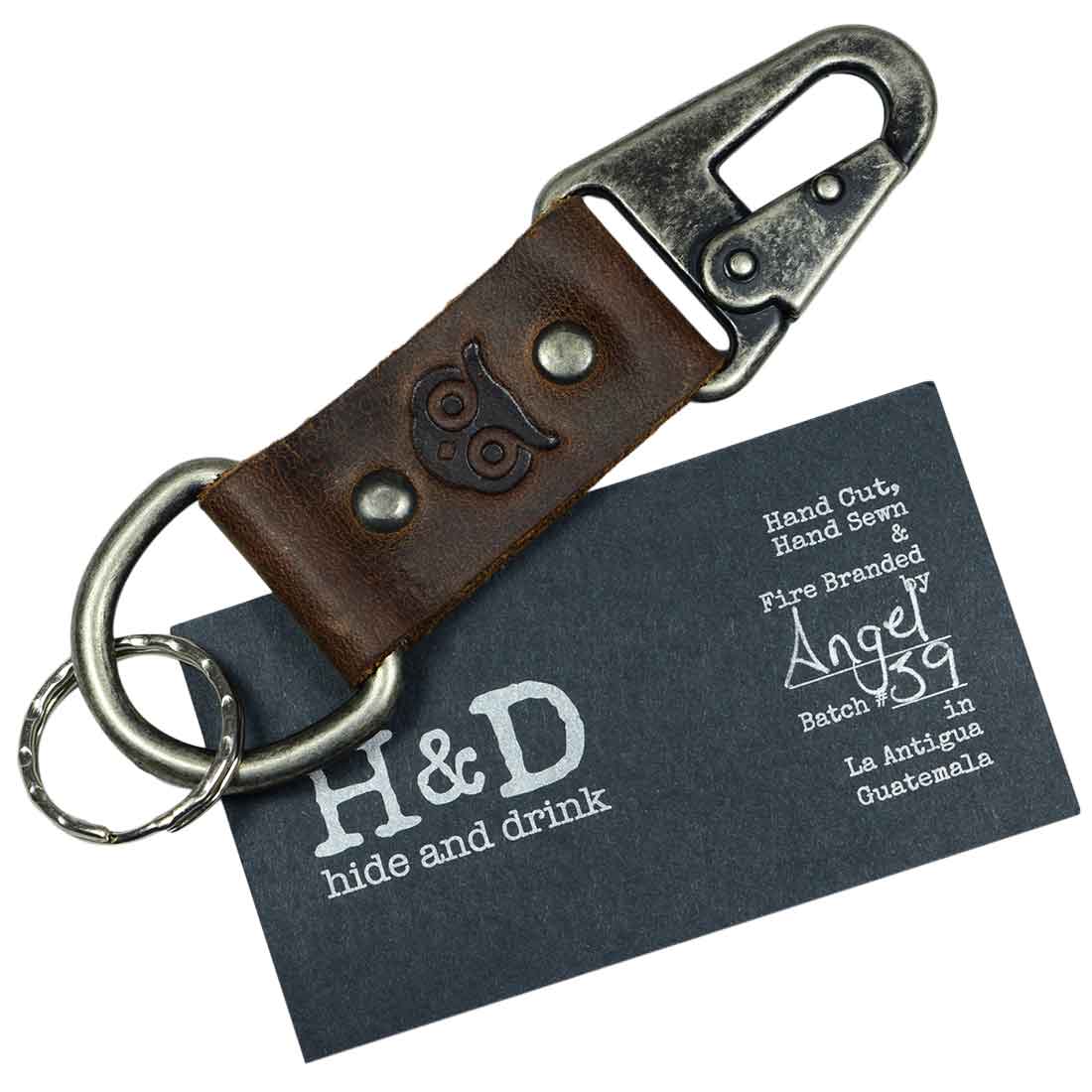 Dog Collar Keychain w/Hook - Stockyard X 'The Leather Store'