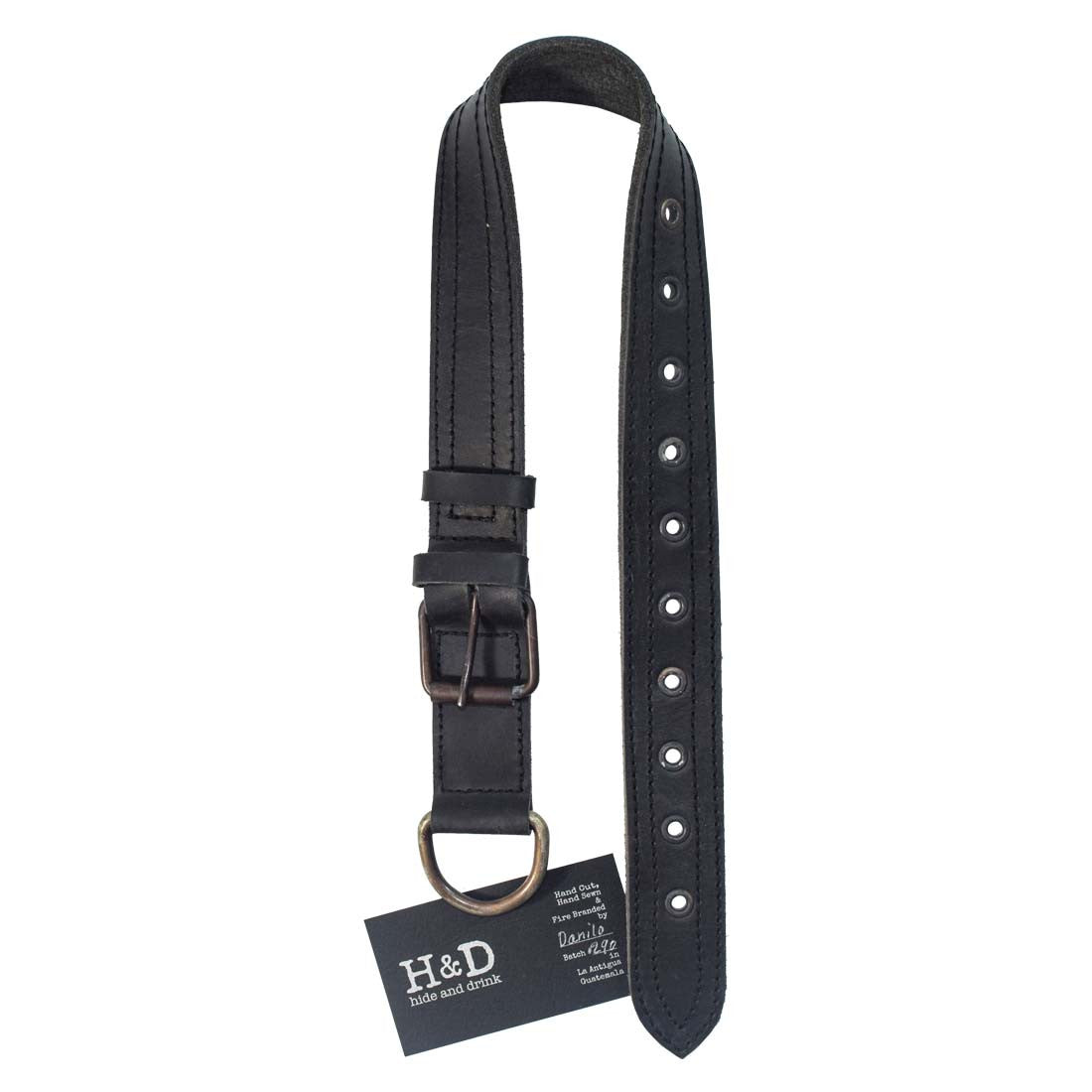 Thick Leather Dog Collar - Stockyard X 'The Leather Store'