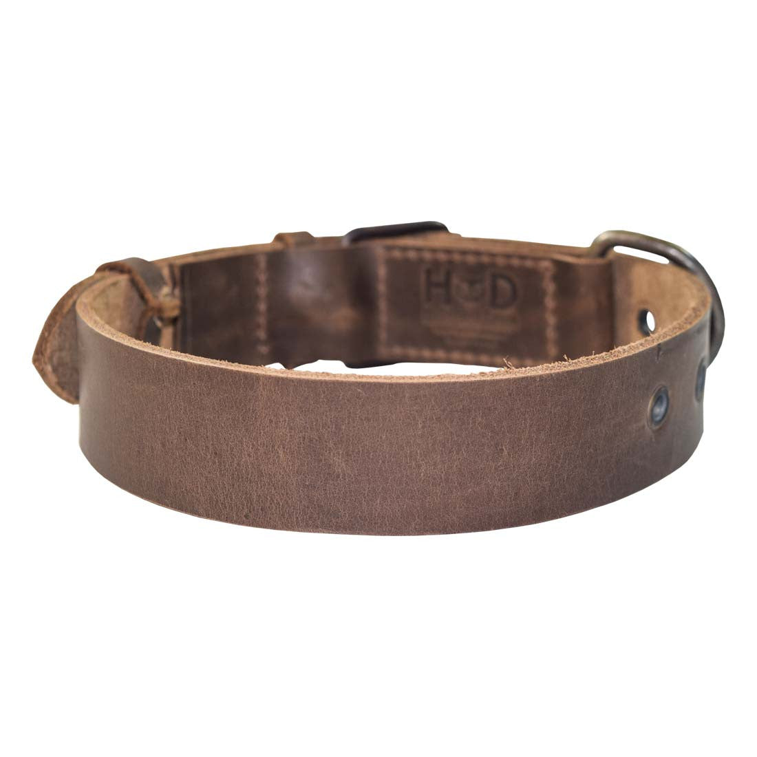 Thick Leather Dog Collar - Stockyard X 'The Leather Store'