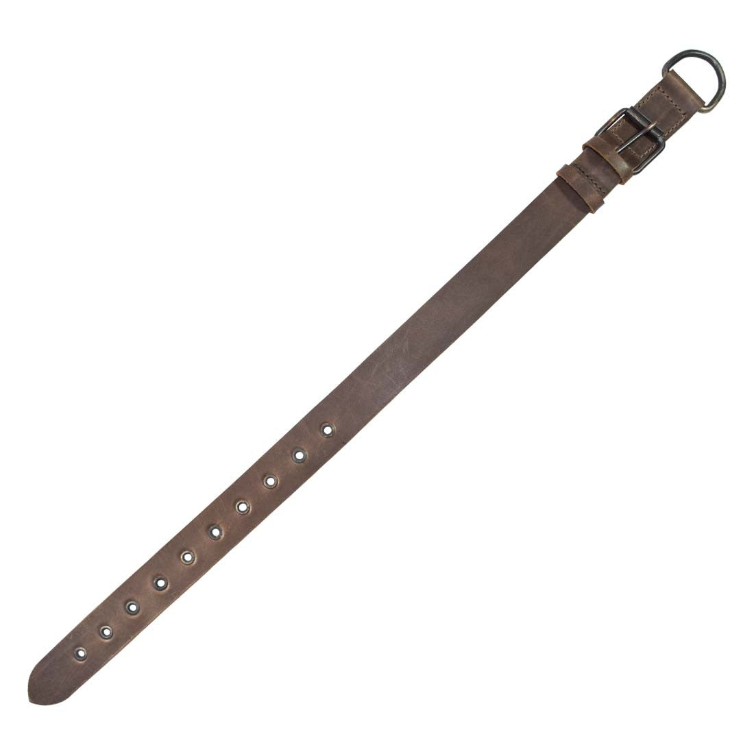 Thick Leather Dog Collar - Stockyard X 'The Leather Store'