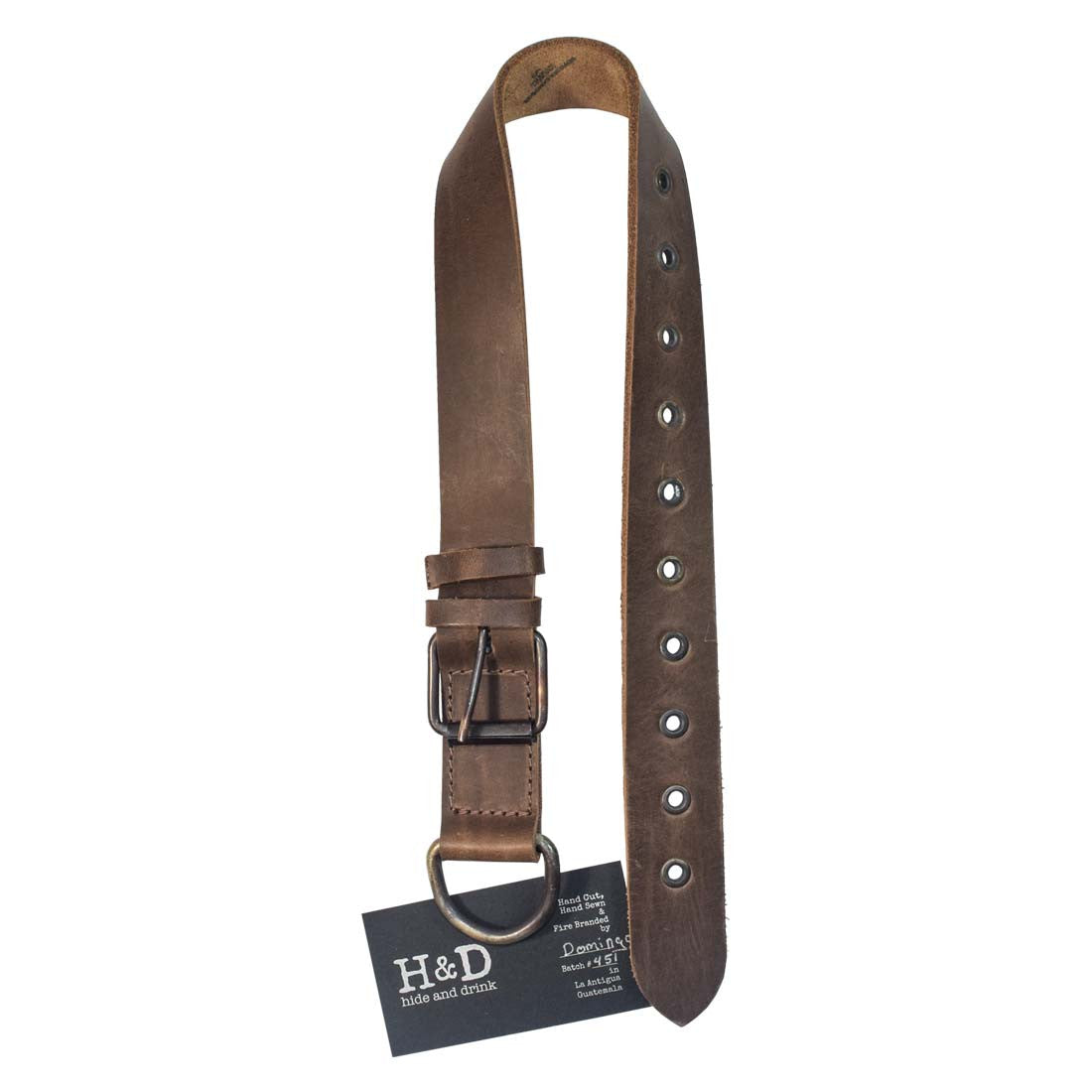 Thick Leather Dog Collar - Stockyard X 'The Leather Store'