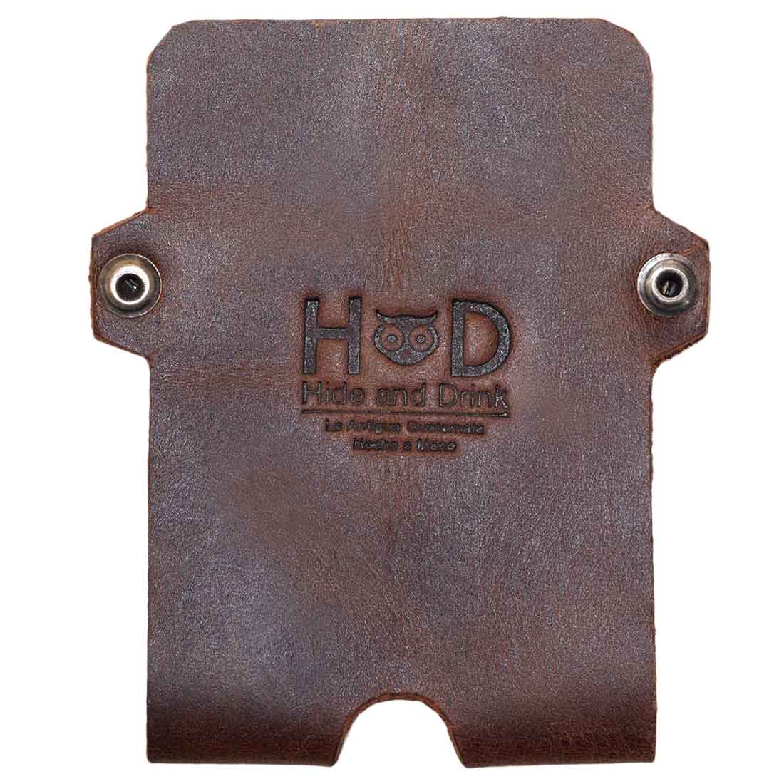 Double Rivet Card Holder - Stockyard X 'The Leather Store'