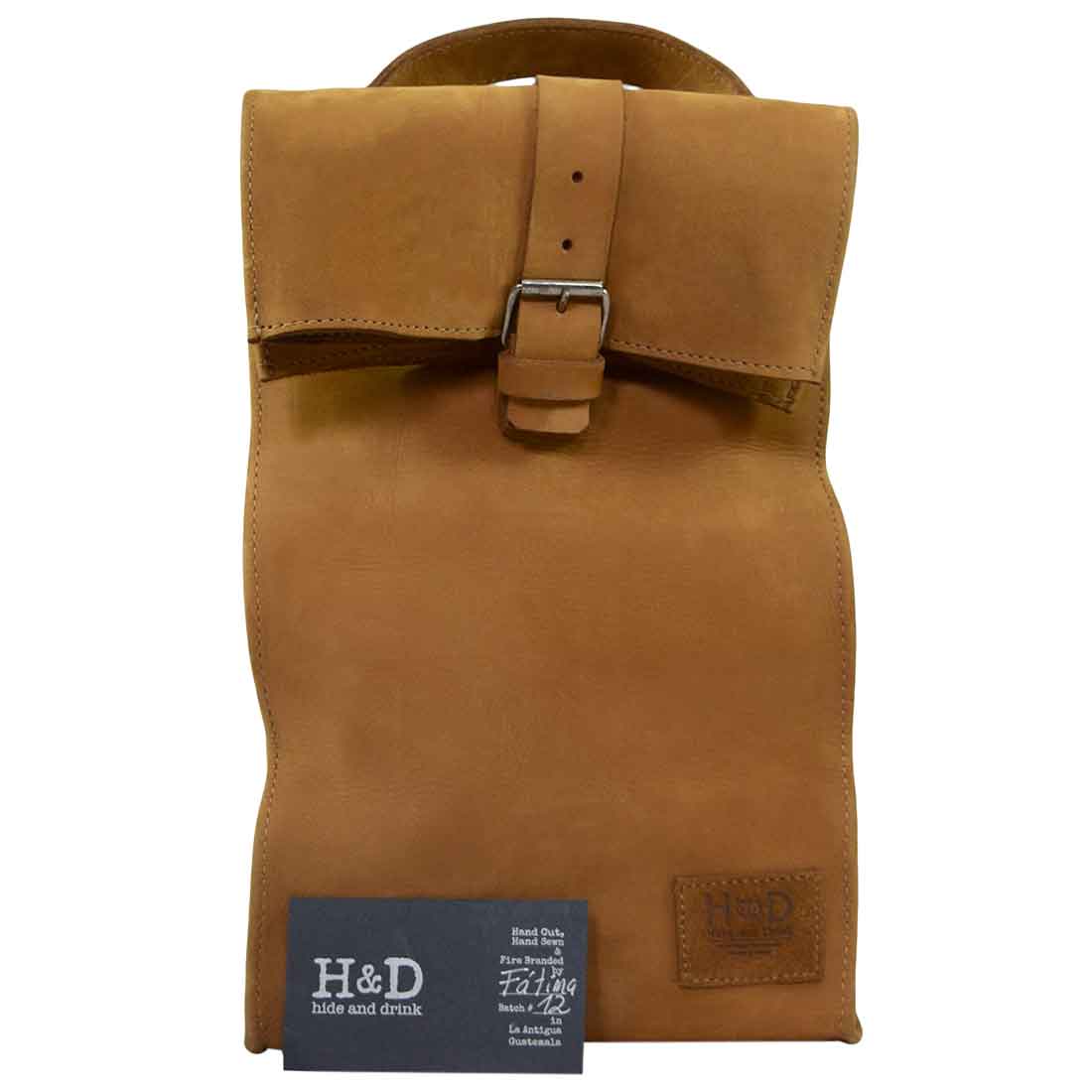 Reusable Lunch Bag w / Grip - Stockyard X 'The Leather Store'