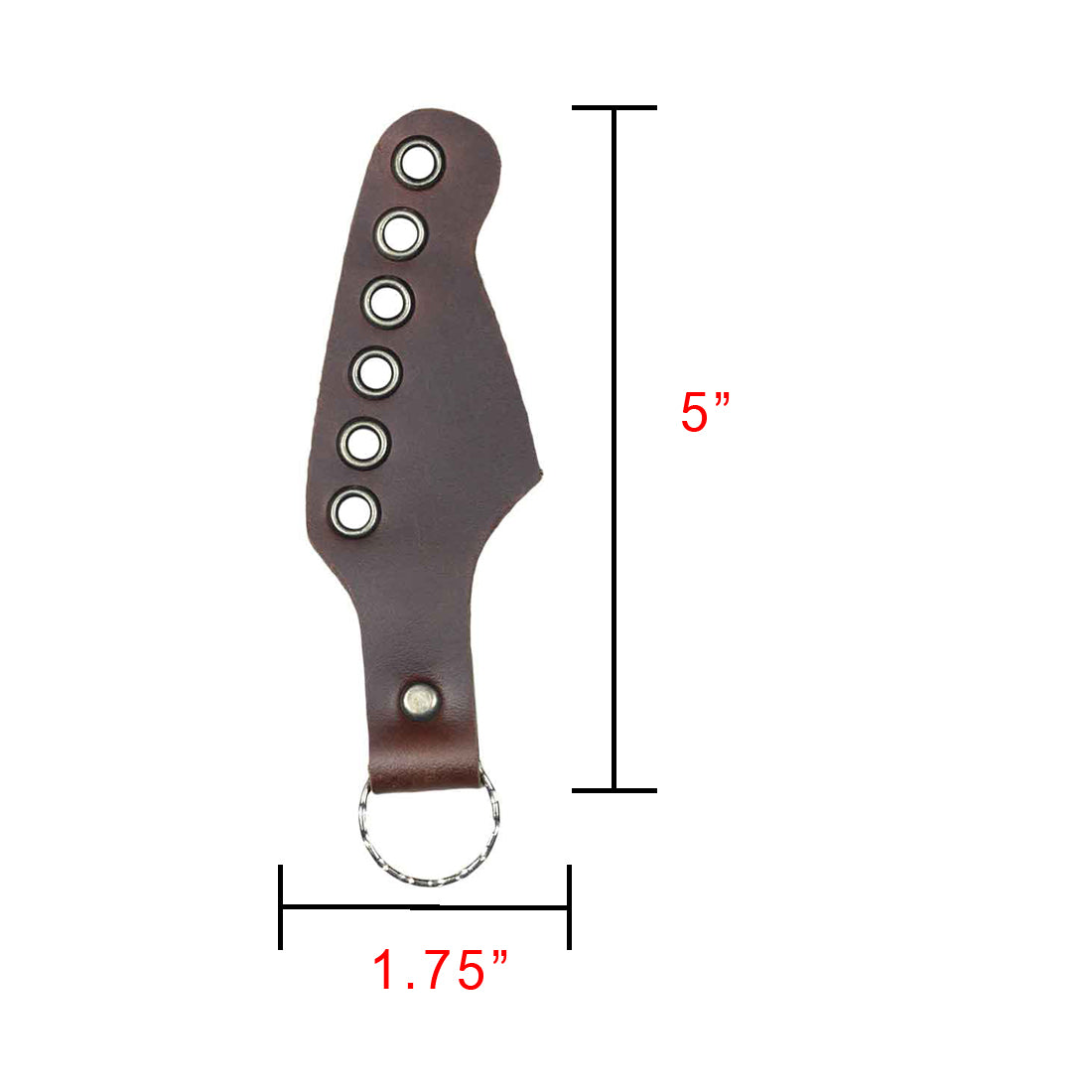 Guitar Headstock Keychain - Stockyard X 'The Leather Store'